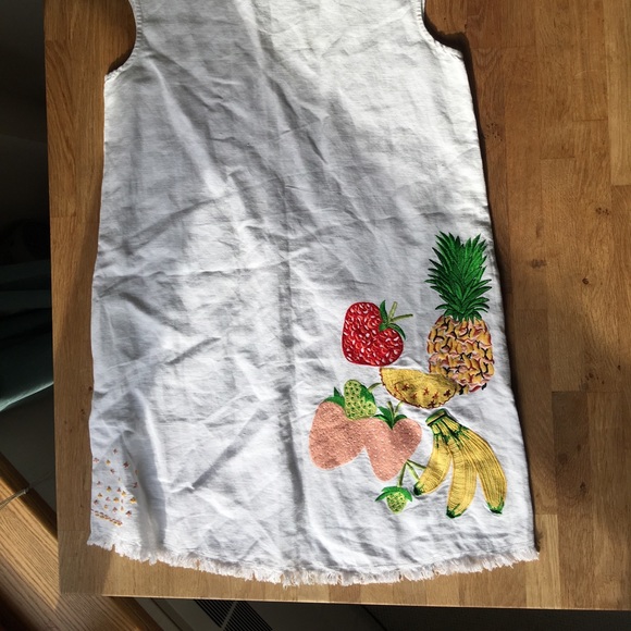 *SOLD*Holding Horses fruit salad linen tunic dress - Picture 8 of 8